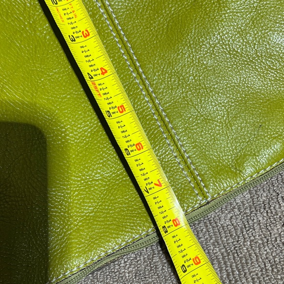 Fossil Green Leather Shoulder Bag - Picture 12 of 13